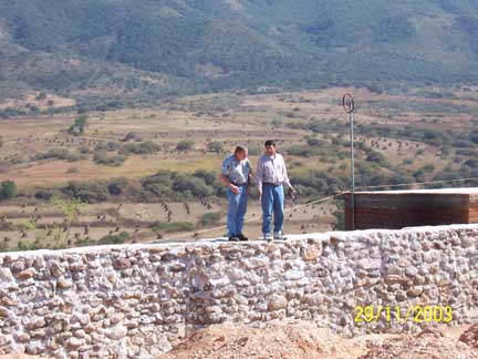 Ber & Pastor Dagoberto, Site where church is half constructed today