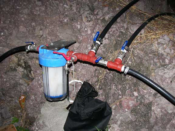Water filter outlet modifications